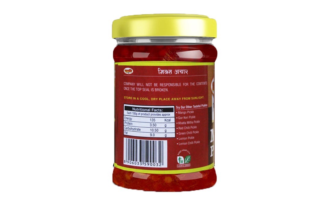 Suruchi Mix Pickle    Plastic Jar  500 grams